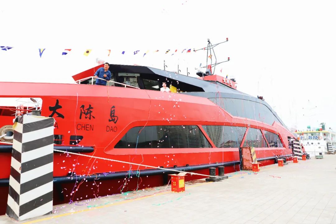 “大陳島”號(hào)豪華客輪抵達(dá)椒江，常熟國(guó)瑞科技配套全船套電氣設(shè)備